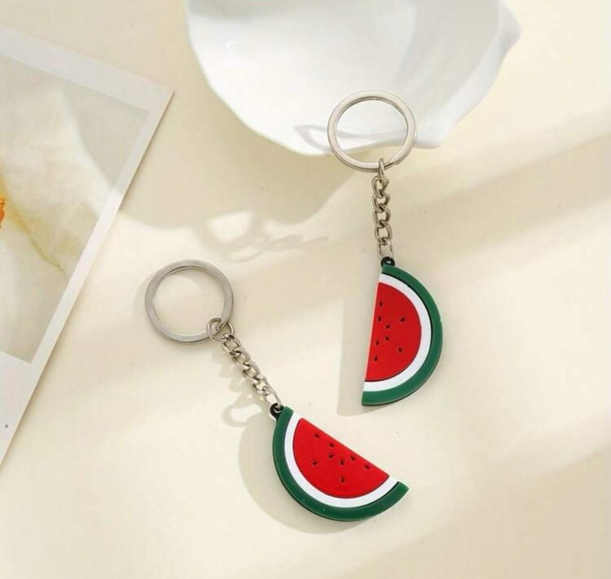 Palestine Watermelon Keyring - Designs by Inaya