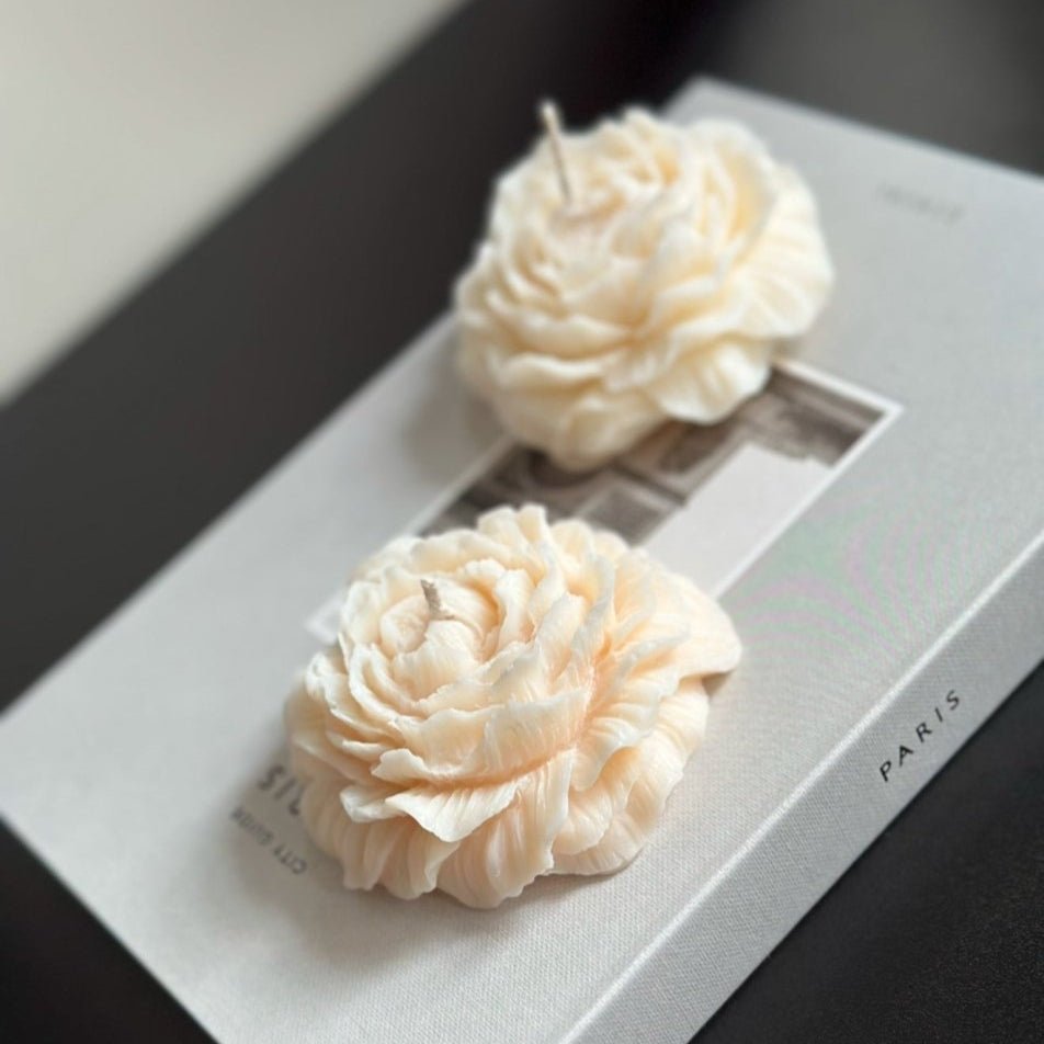 Peony Sculpture Candle - Designs by Inaya