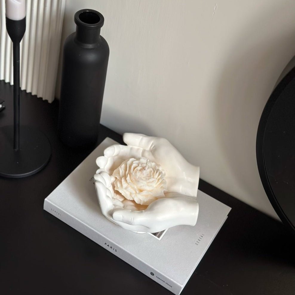 Peony Sculpture Candle - Designs by Inaya