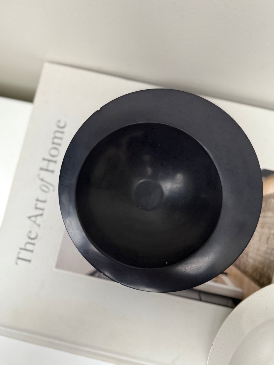 RAYA Minimalist White Stoneware Bowl