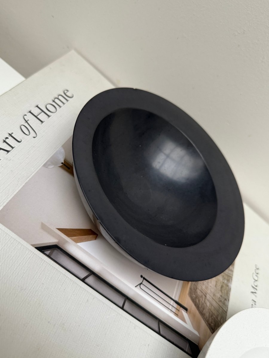 RAYA Minimalist White Stoneware Bowl