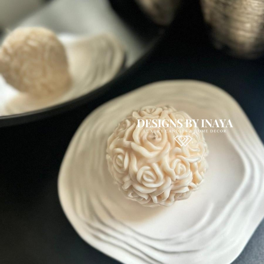 Rose Candle Gift Set | Diamante Luxury Gifts - Designs by Inaya