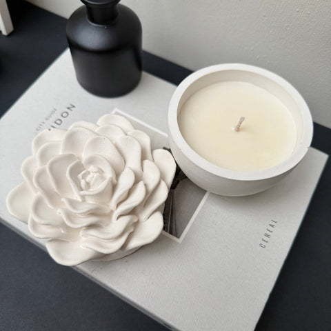 ROSE Container Candle with Lid 80g