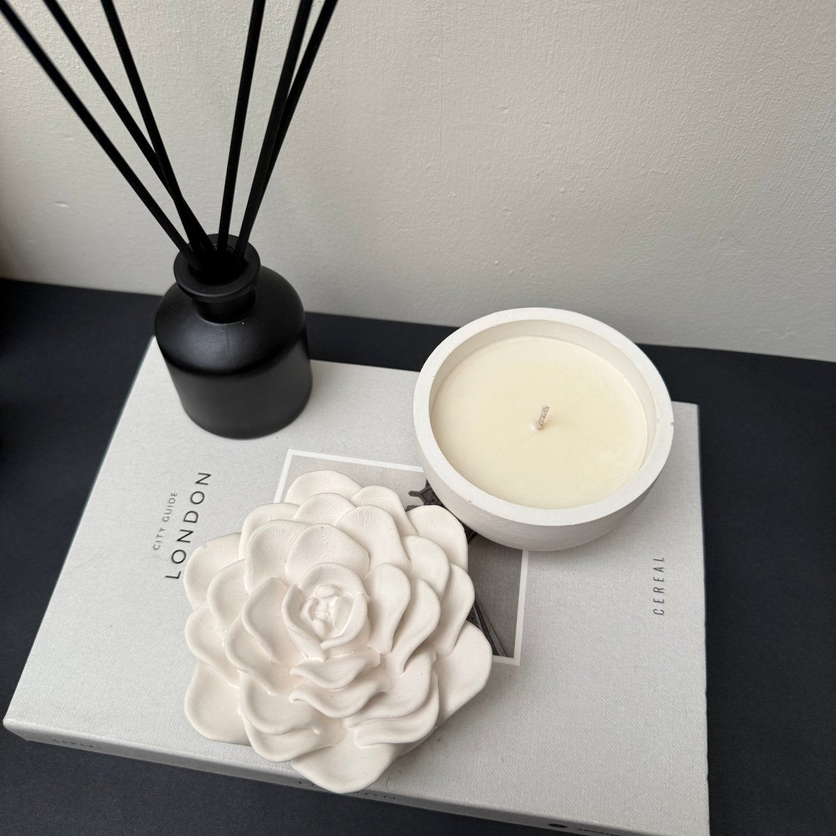 ROSE Container Candle with Lid - Designs by Inaya