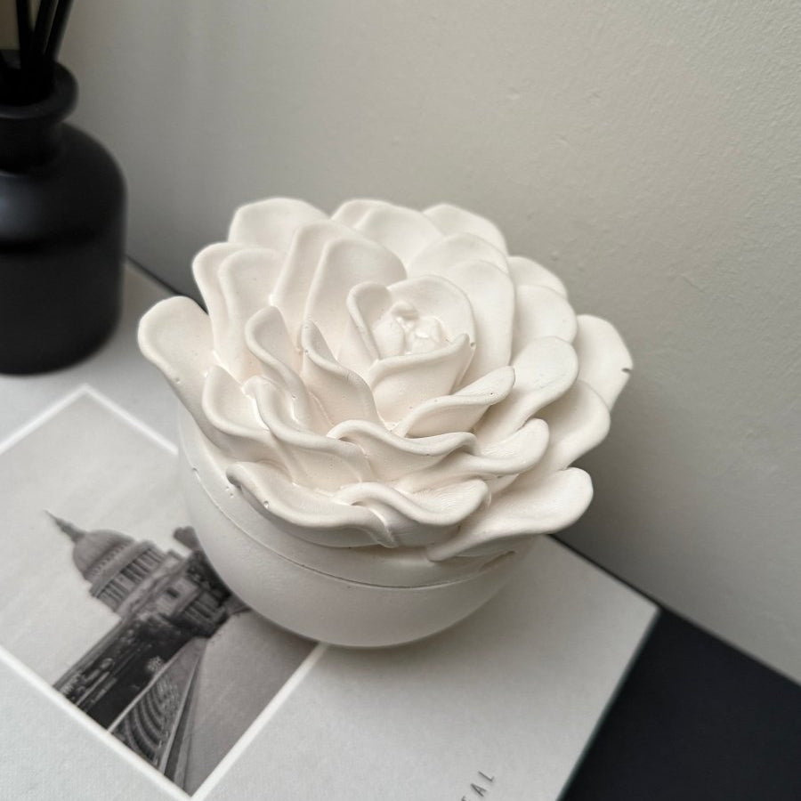 ROSE Container Candle with Lid - Designs by Inaya