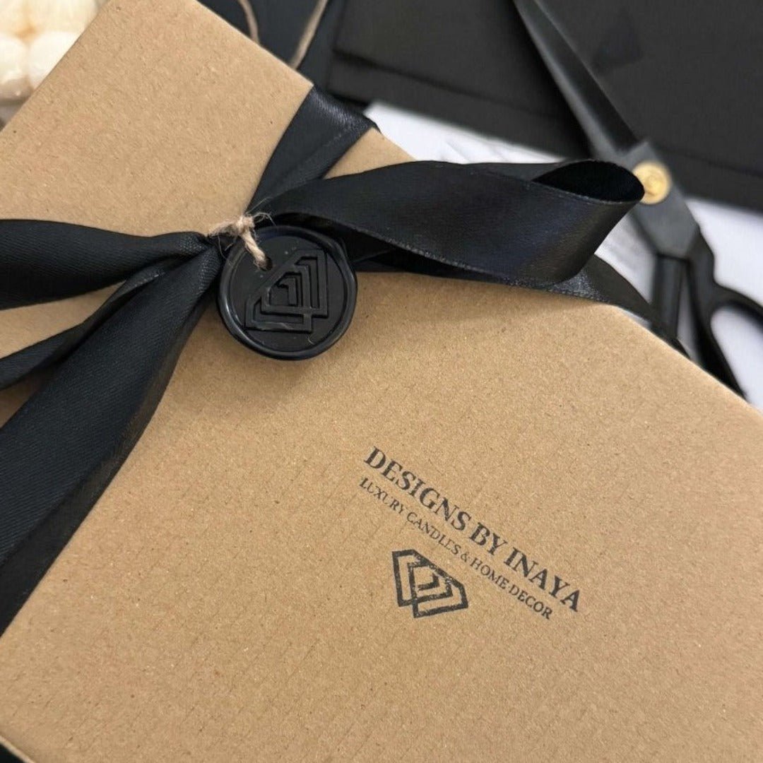 Round Bubble Candle Gift set | Luxury Gifts - Designs by Inaya