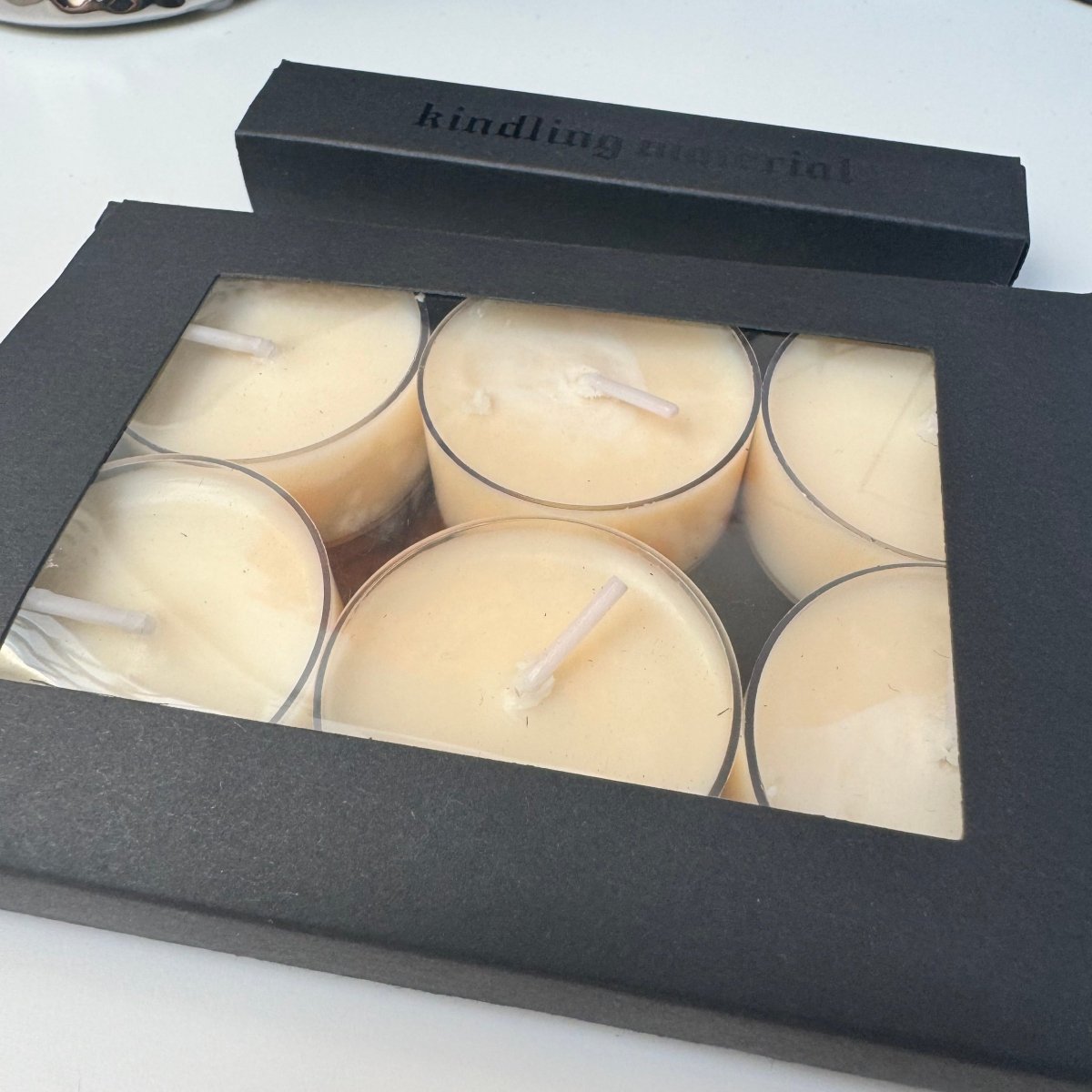 Scented Soy Wax Tea Light Candles - Designs by Inaya