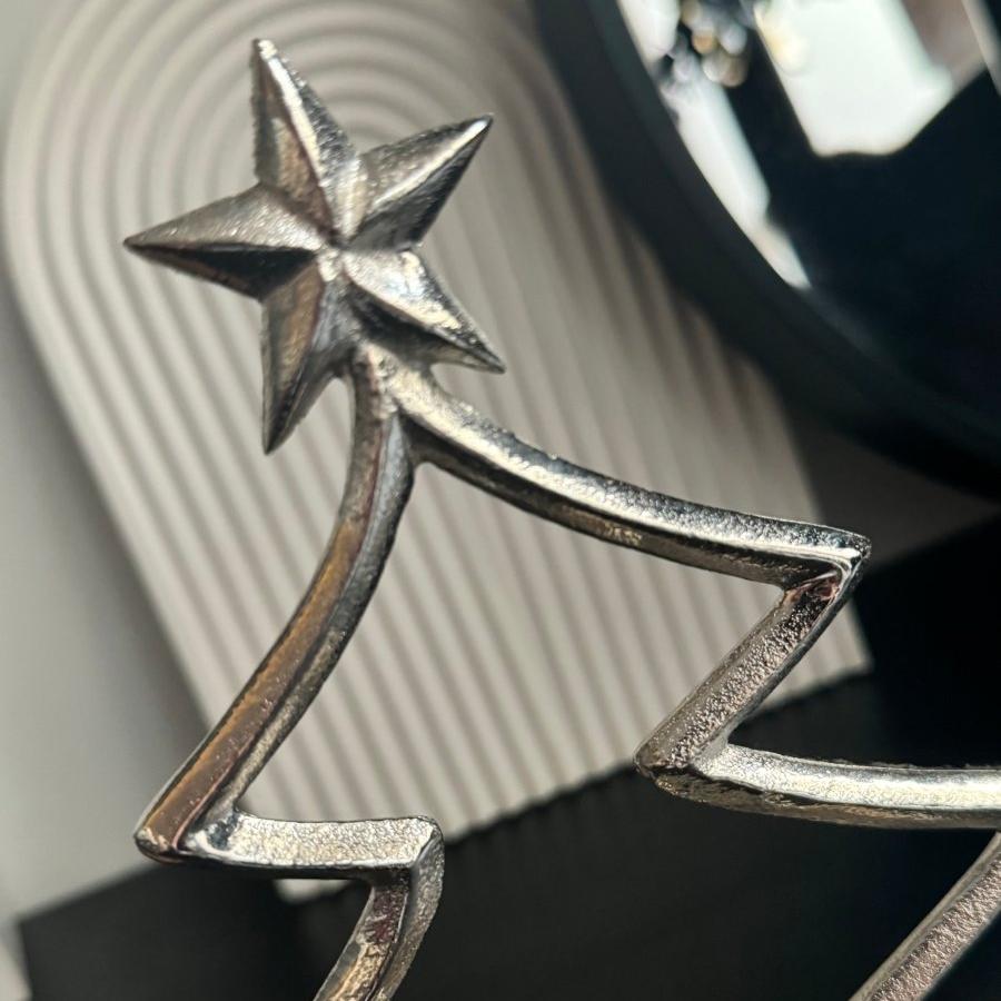 Silver Tree Tealight Holder 22.5cm - Designs by Inaya