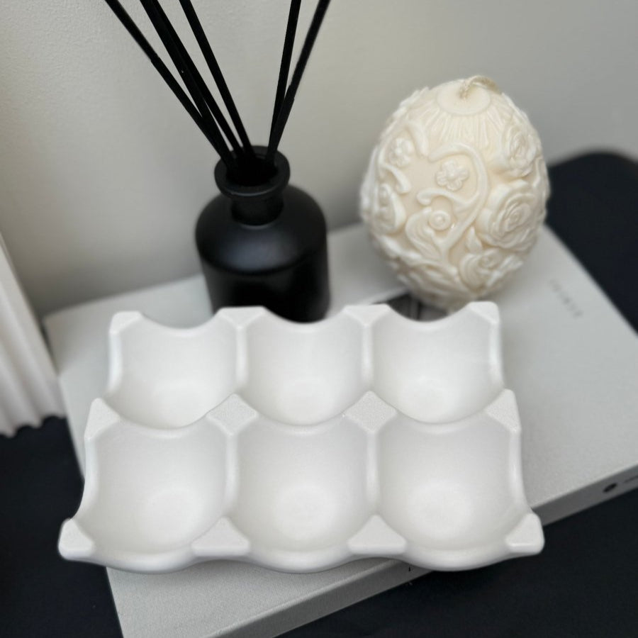 Stone Egg Tray | Holder | Display - Designs by Inaya