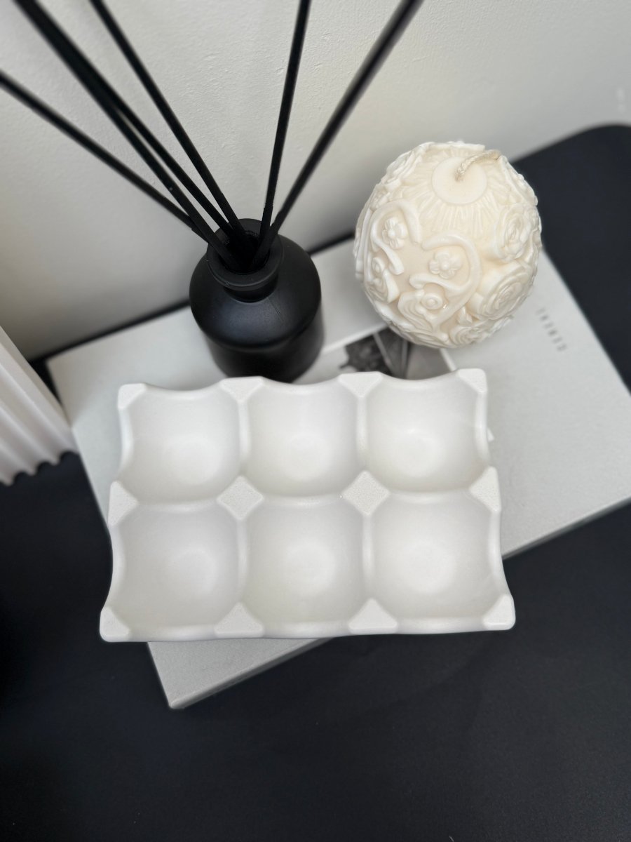 Stone Egg Tray | Holder | Display - Designs by Inaya