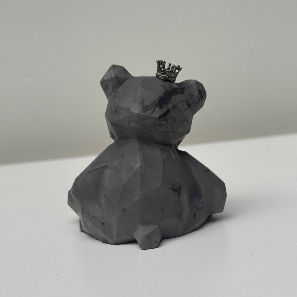 Stone Geometric Bear Ornament - Designs by Inaya