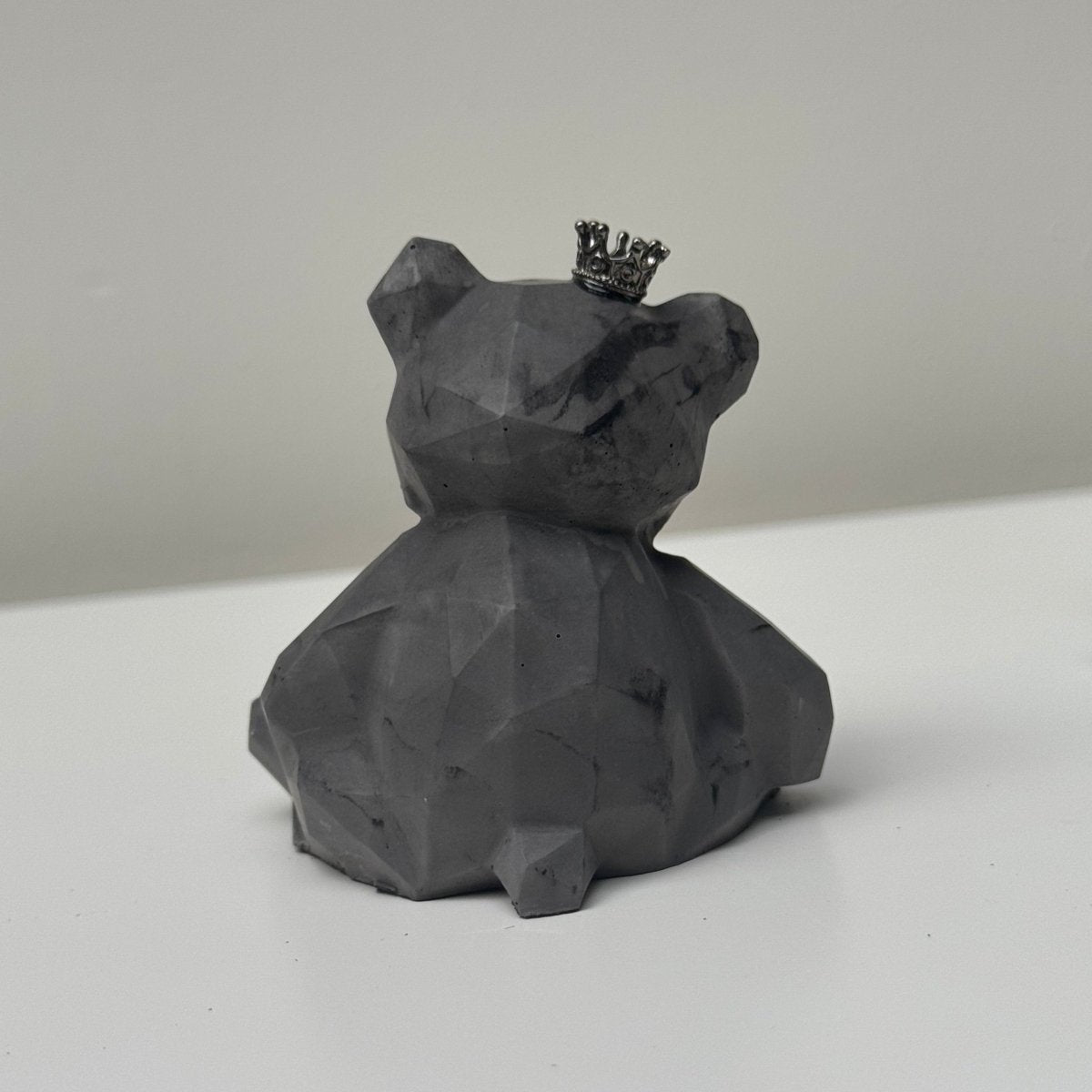 Stone Geometric Bear Ornament - Designs by Inaya