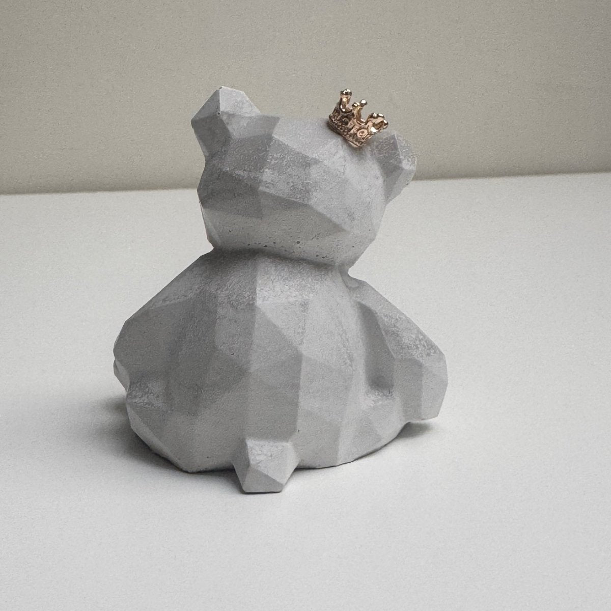 Stone Geometric Bear Ornament - Designs by Inaya