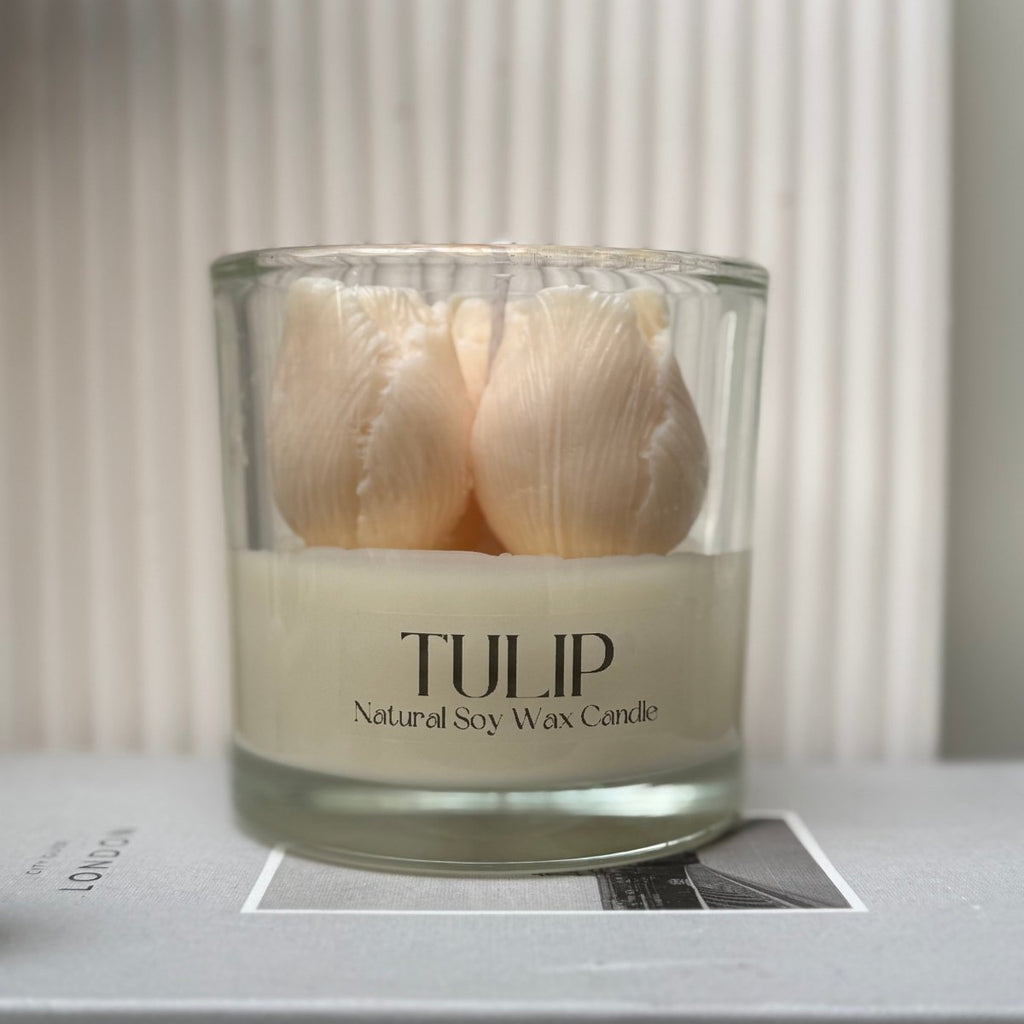 TULIP Sculpture Candle Jar - Designs by Inaya