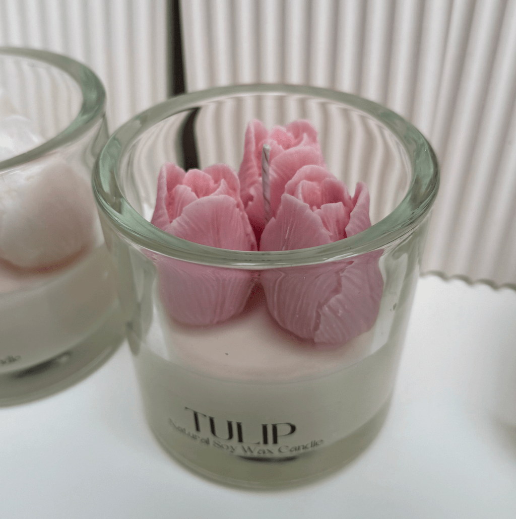 TULIP Sculpture Candle Jar - Designs by Inaya