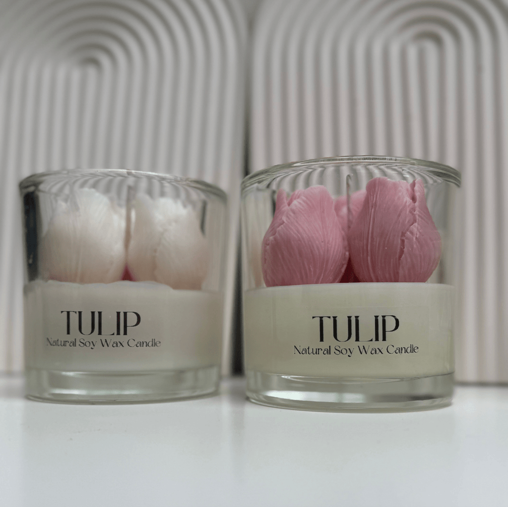 TULIP Sculpture Candle Jar - Designs by Inaya