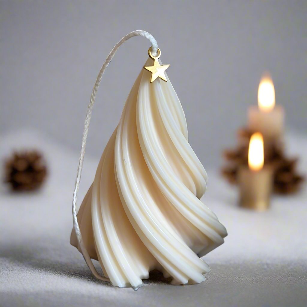 Twirl Christmas Tree Candles - Designs by Inaya