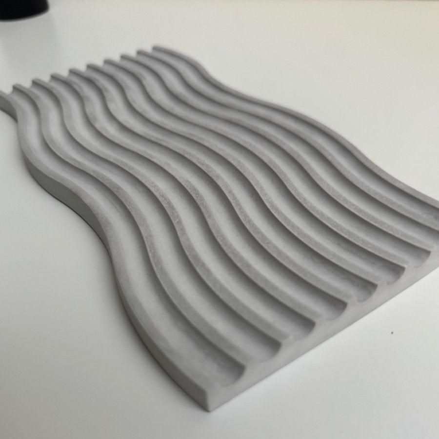 Waves Stone Minimalist Decor Tray - Designs by Inaya