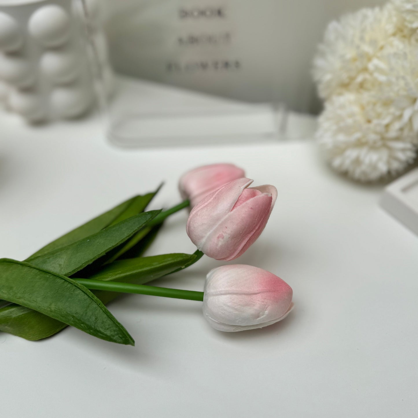 6 stem bundle of realistic Tulips - Designs by Inaya