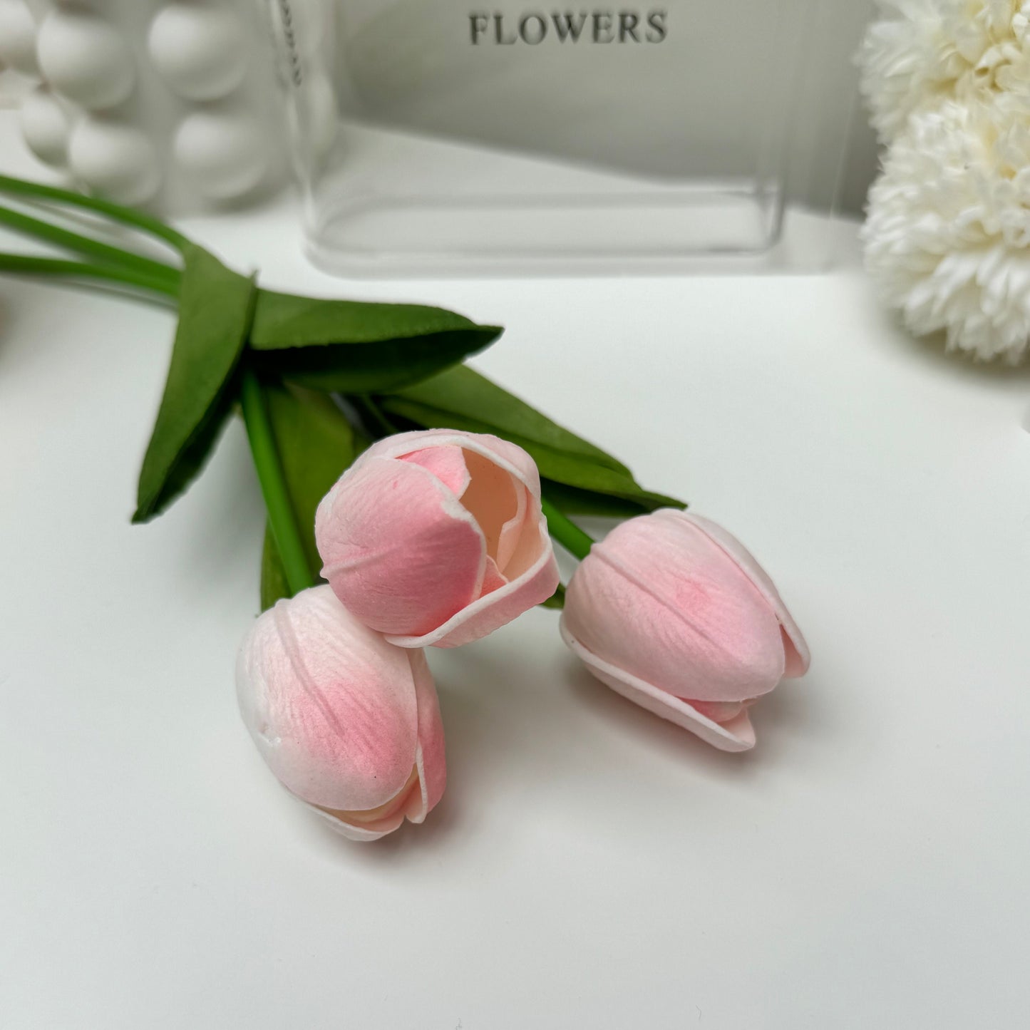 6 stem bundle of realistic Tulips - Designs by Inaya