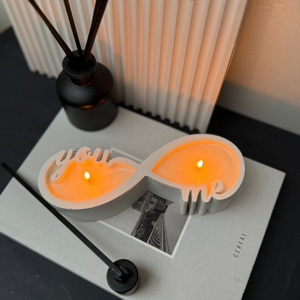 You & Me Candle - Designs by Inaya