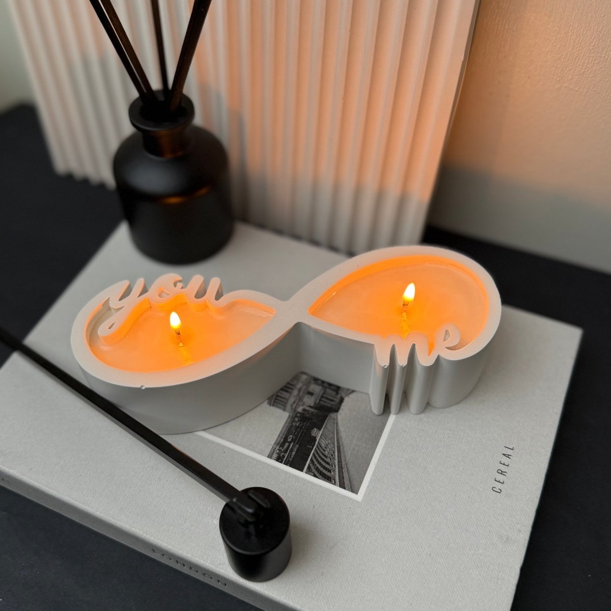 You & Me Candle - Designs by Inaya