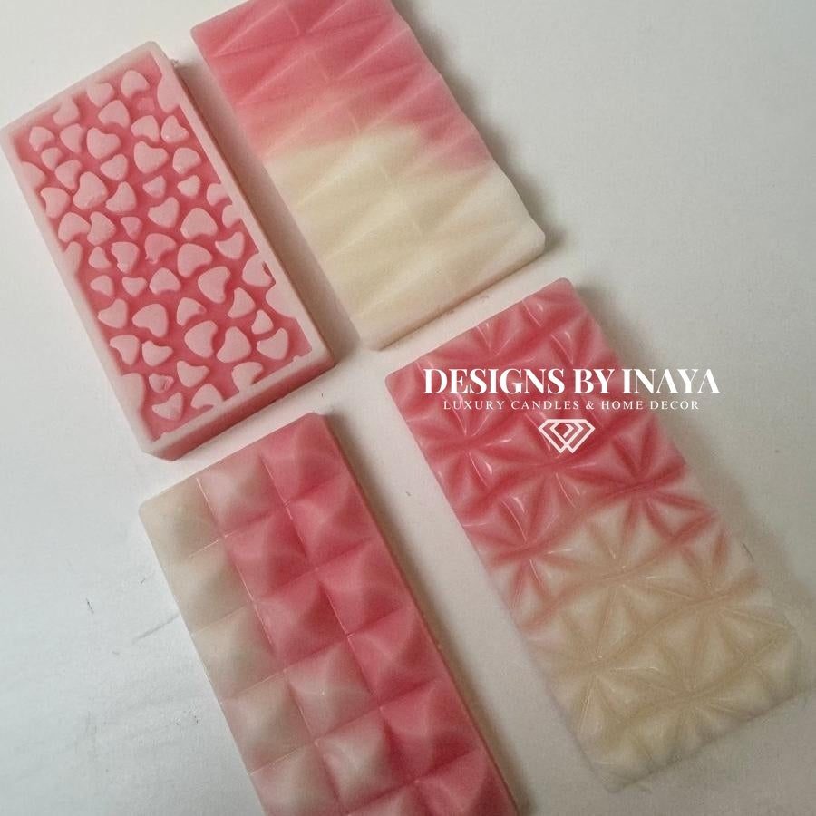 YUM Candy floss & Pear drops Wax Melt Snap Bars - Designs by Inaya