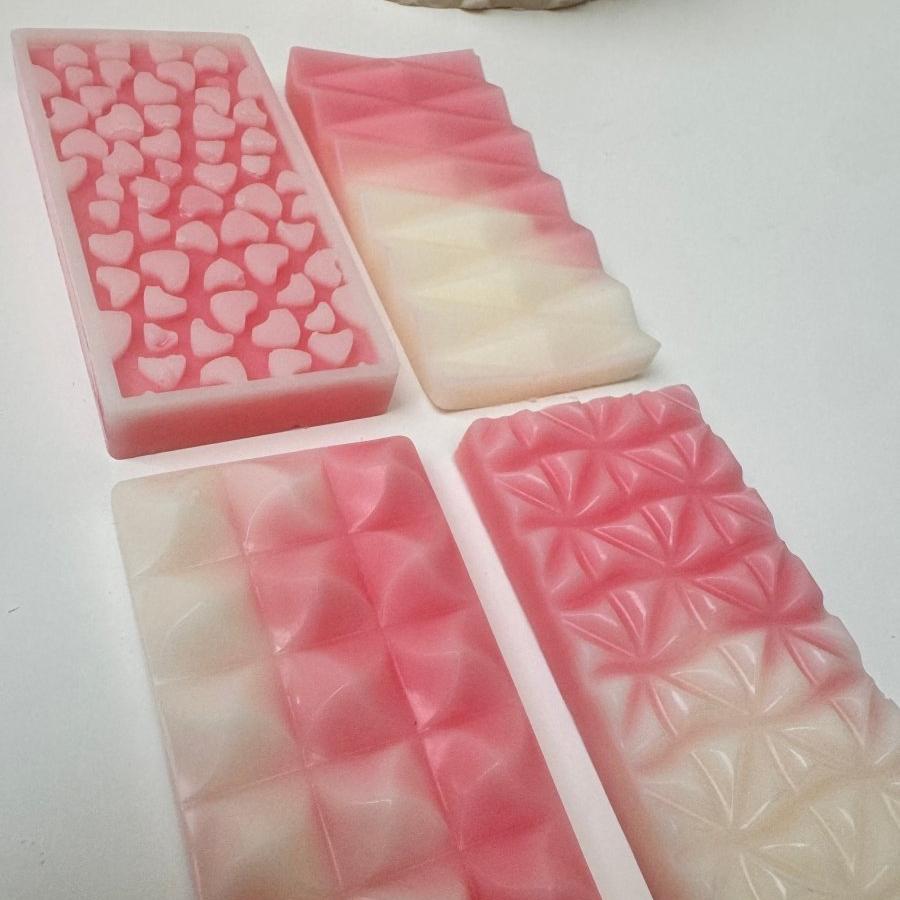 YUM Candy floss & Pear drops Wax Melt Snap Bars - Designs by Inaya