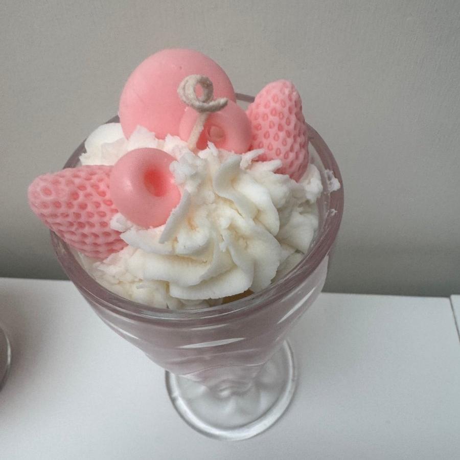 YUM Large Sundae Dessert Candle - Designs by Inaya