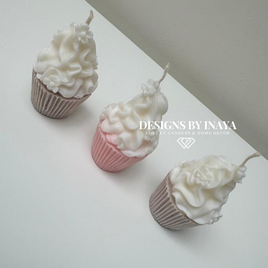 YUM Mini Cupcake Candles - Scented Decoration - Designs by Inaya