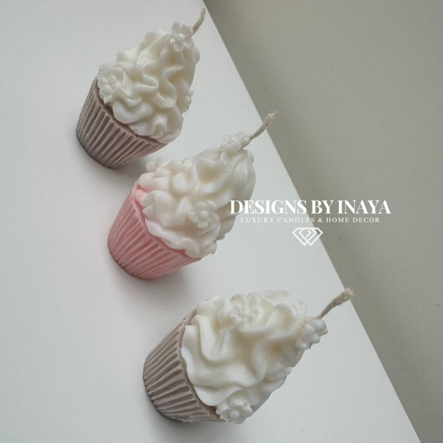 YUM Mini Cupcake Candles - Scented Decoration - Designs by Inaya