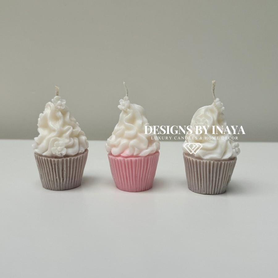 YUM Mini Cupcake Candles - Scented Decoration - Designs by Inaya