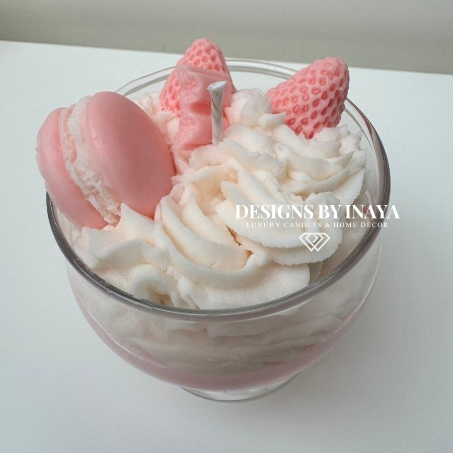 YUM Sundae Dessert Candle - Scented Decor - Designs by Inaya