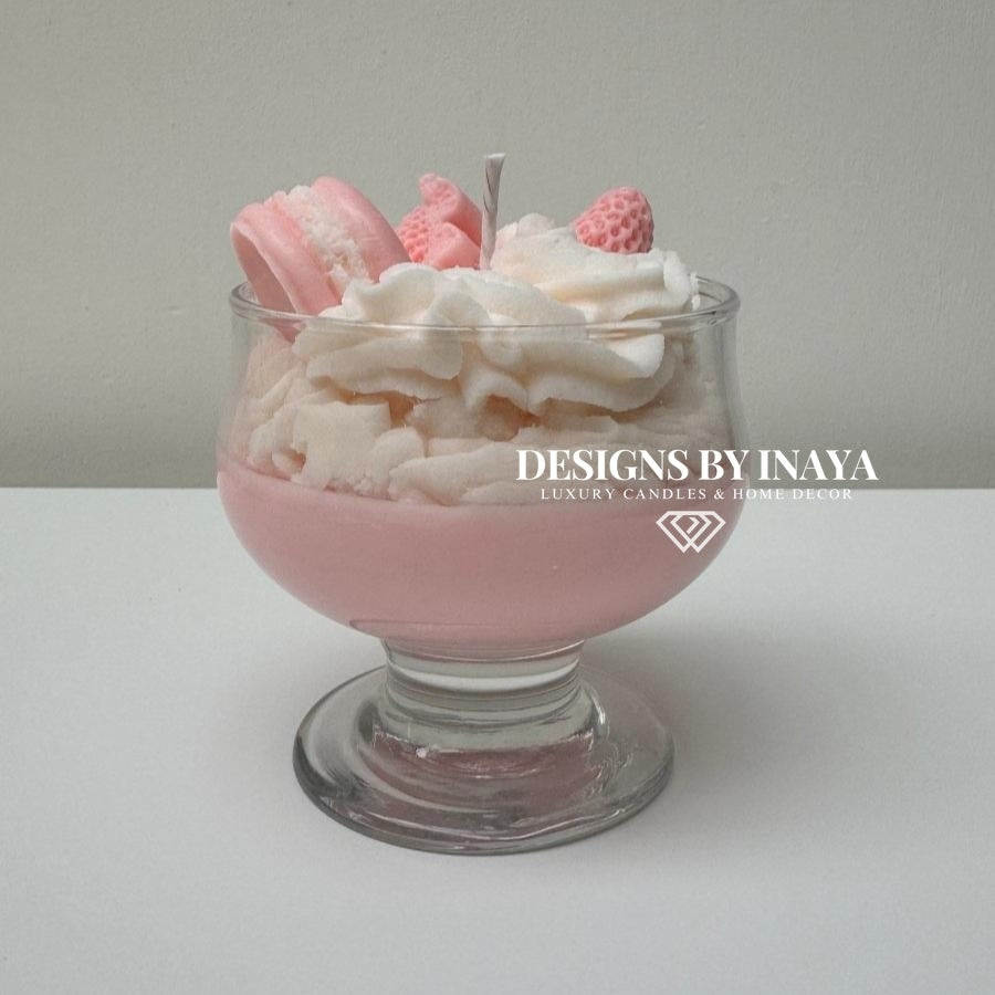 YUM Sundae Dessert Candle - Scented Decor - Designs by Inaya