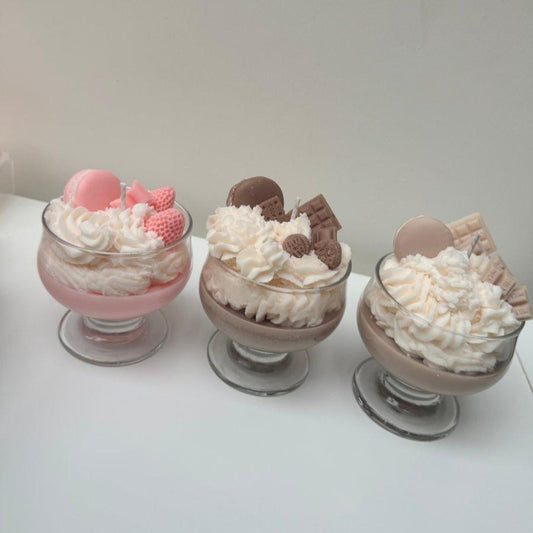 YUM Sundae Dessert Candle - Designs by Inaya