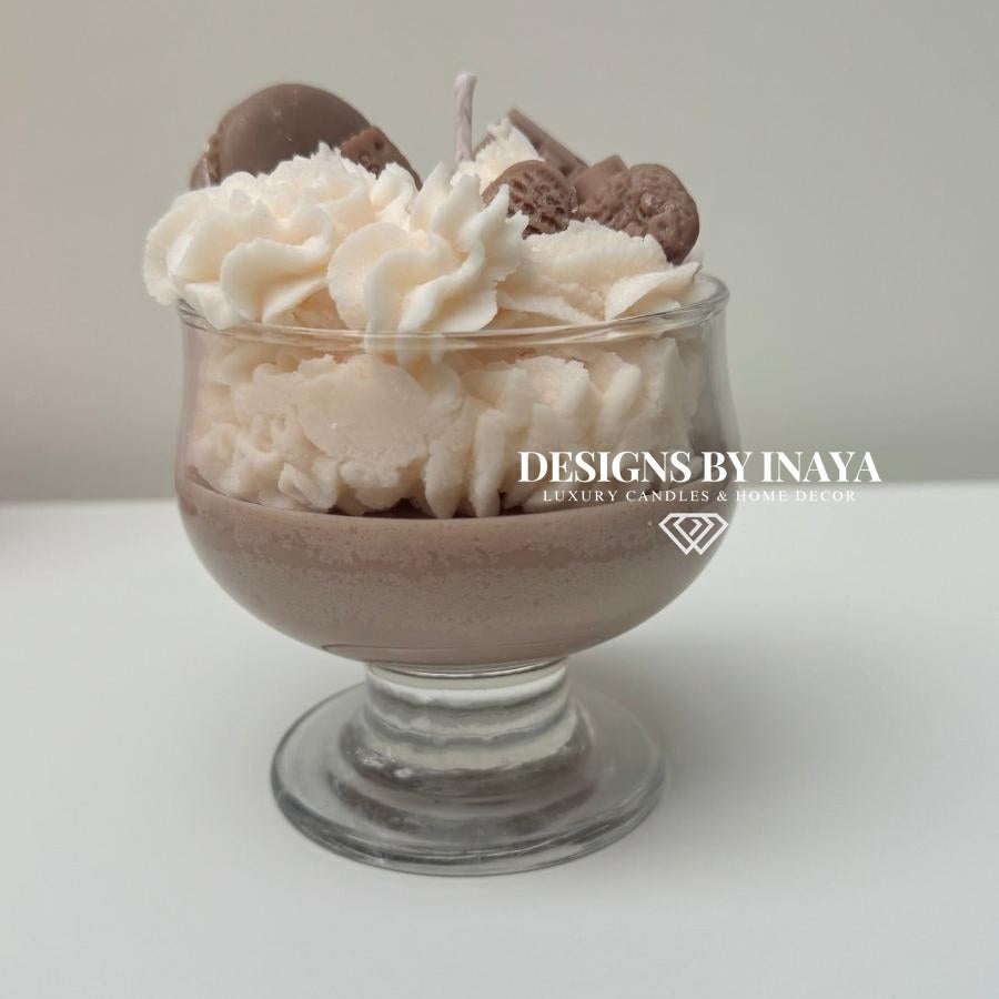 YUM Sundae Dessert Candle - Scented Decor - Designs by Inaya