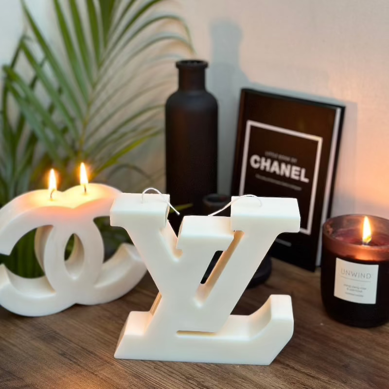 Large Logo Candle - Designs by Inaya